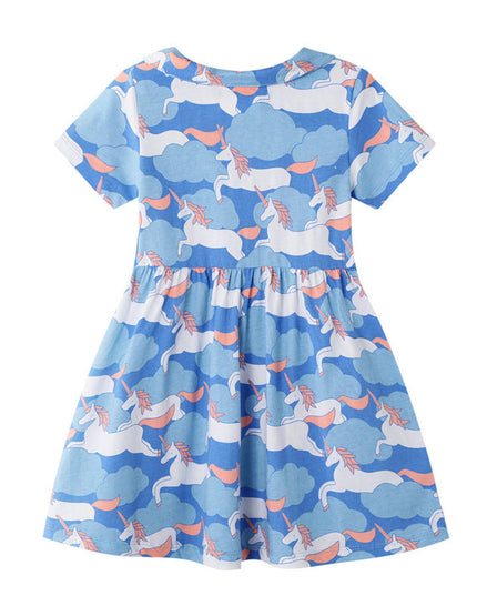 Blue Unicorn Dress