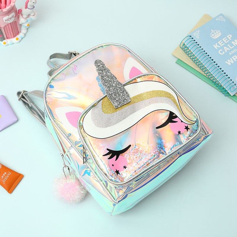Holographic Unicorn Backpack