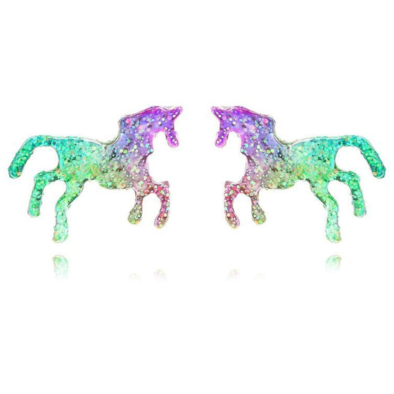 Glitter Unicorn Earrings