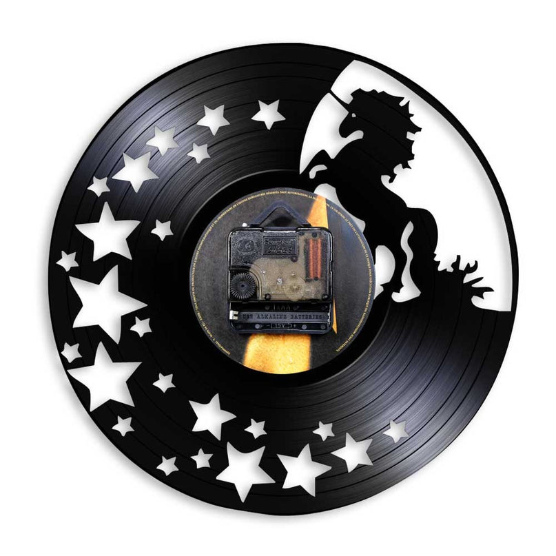 Unicorn Vinyl Clock