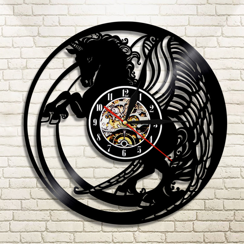 Flying Unicorn Clock