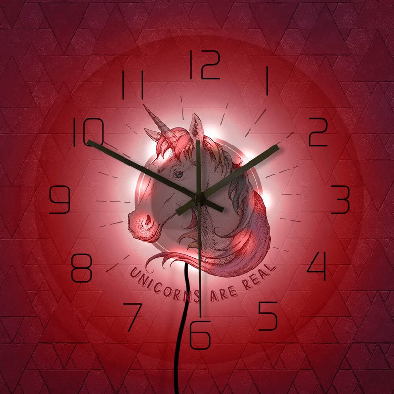 Big Unicorn Clock