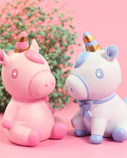 Chubby Unicorn Pig Piggy Bank