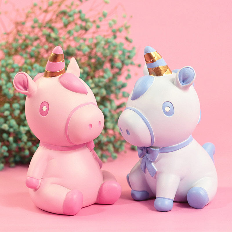 Chubby Unicorn Pig Piggy Bank