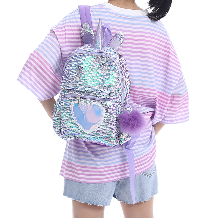 Kiri Unicorn Convertible Backpack In Pink Multi