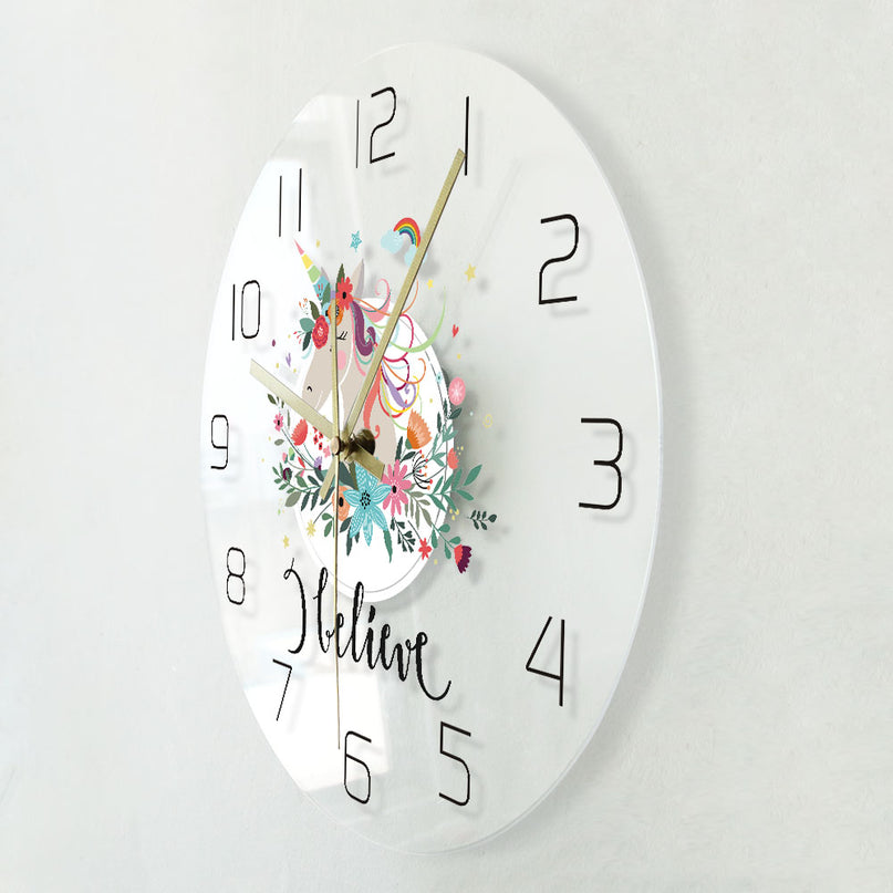 Silent Unicorn Clock