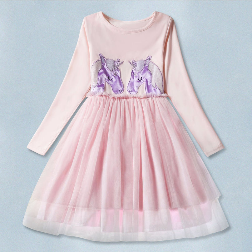 Long Sleeve Unicorn Dress