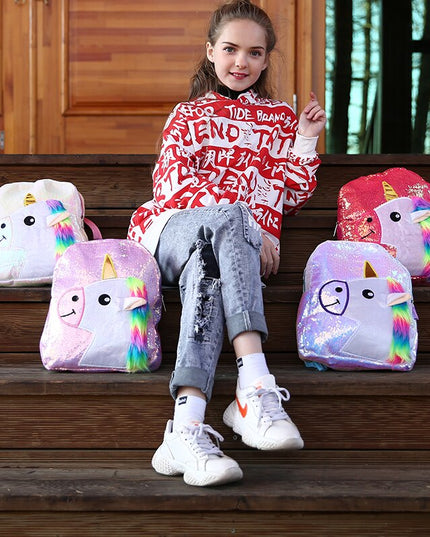 Emoji Unicorn Face Backpack