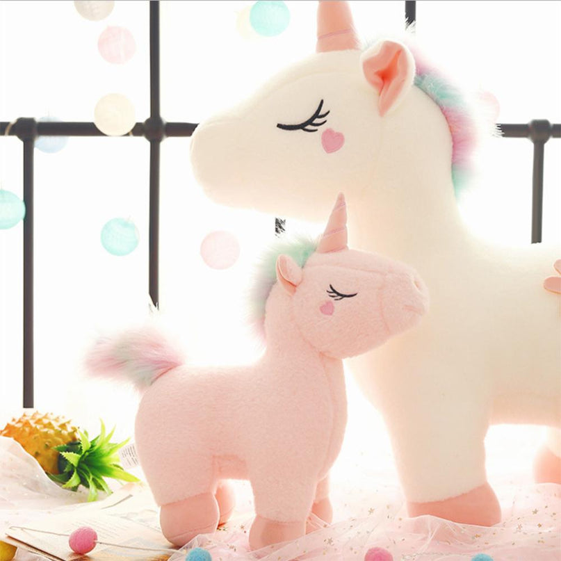 Soft Pink Unicorn Plush