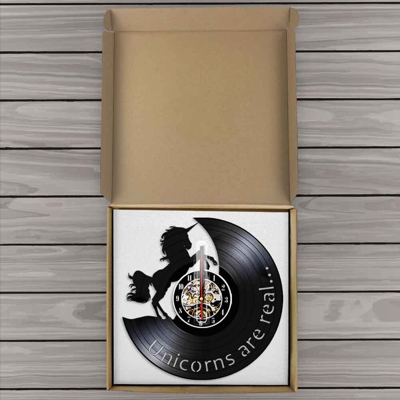 Unicorn Vintage Clock