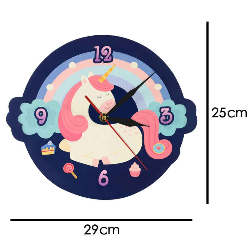 Kids Unicorn Clock