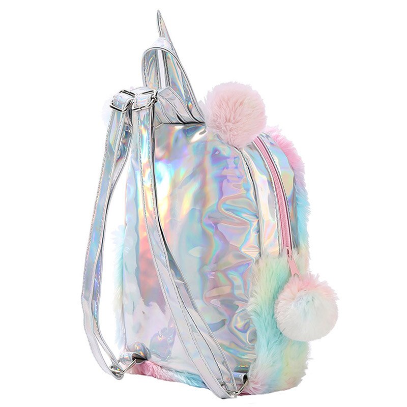 Pastel rainbow 2025 unicorn backpack