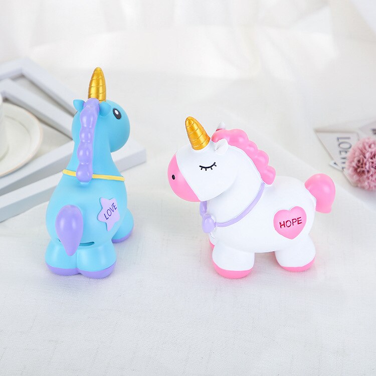 Standing Unicorn Pony Piggy Bank