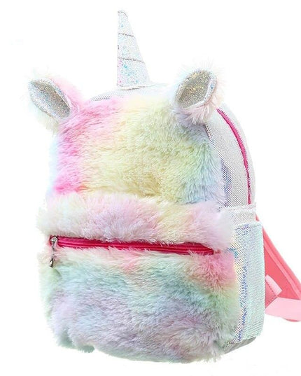 Fuzzy Unicorn Backpack