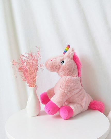 Pink Rainbow Unicorn Plush