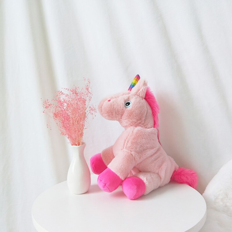 Pink Rainbow Unicorn Plush