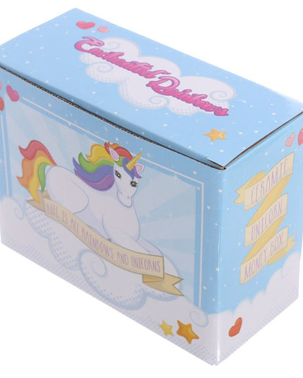 Rainbow Ceramic Piggy Bank