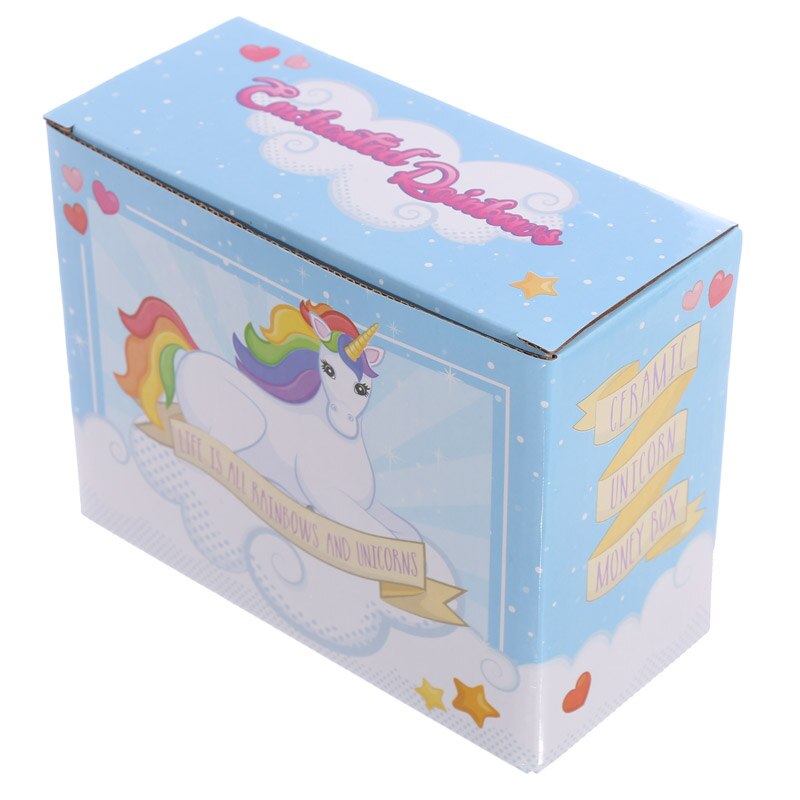 Rainbow Ceramic Piggy Bank