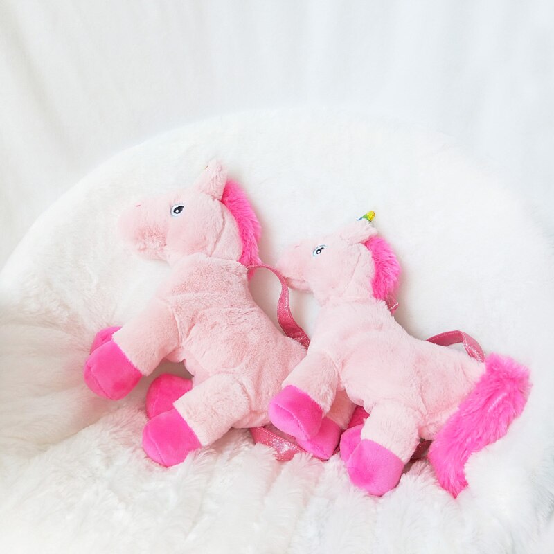 Pink Rainbow Unicorn Plush