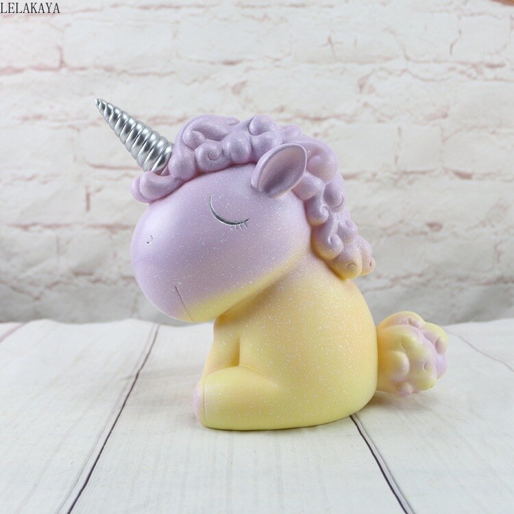 Jumbo Glitter Unicorn Piggy Bank