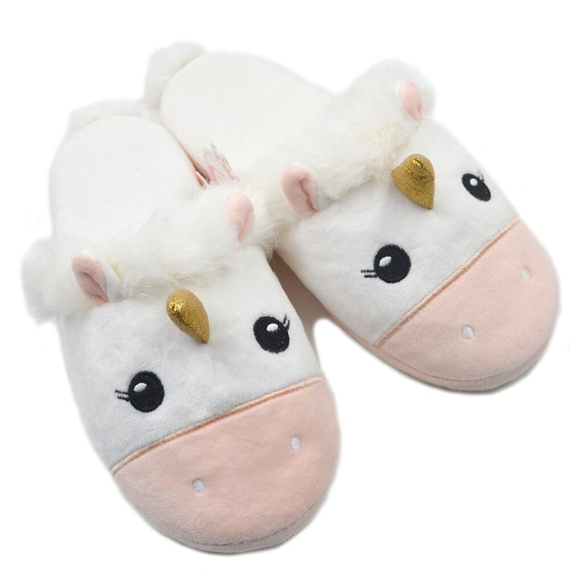 Charming Unicorn Home Slippers