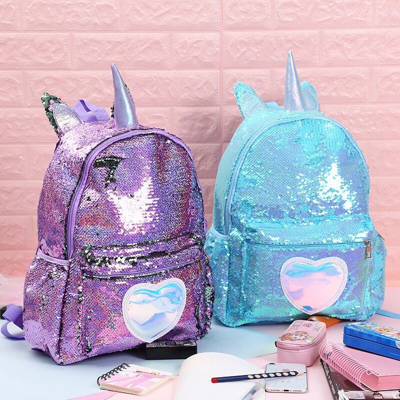 Purple unicorn backpack on sale