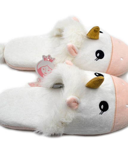 Charming Unicorn Home Slippers