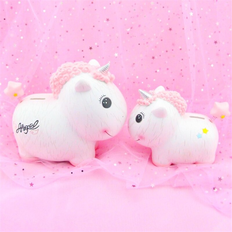 Mini Lying Unicorn Piggy Bank