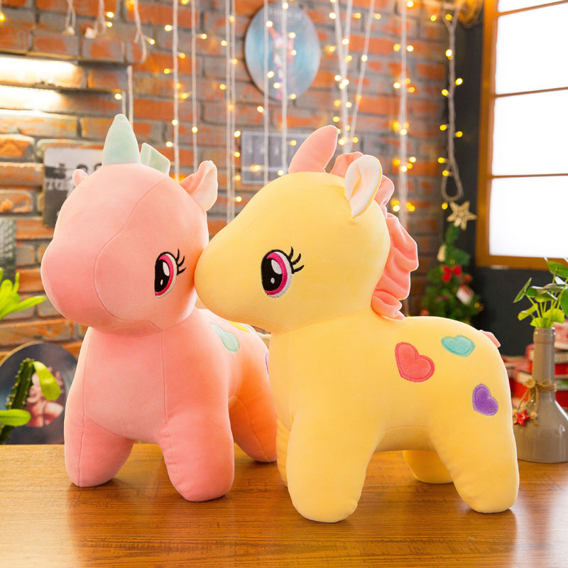 Orange Unicorn Plush