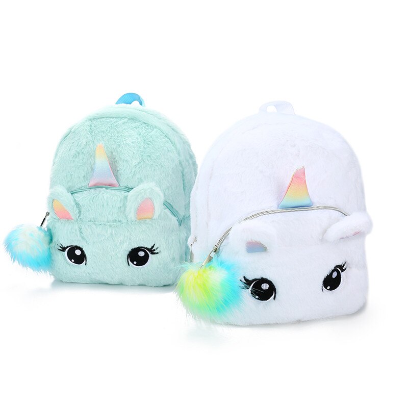 White 2025 unicorn backpack