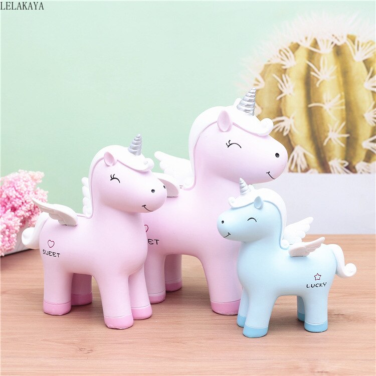 Sweet Winged Unicorn Piggy Bank