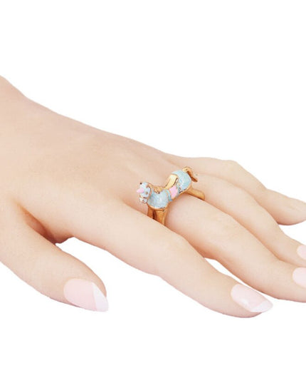Blue Unicorn Ring
