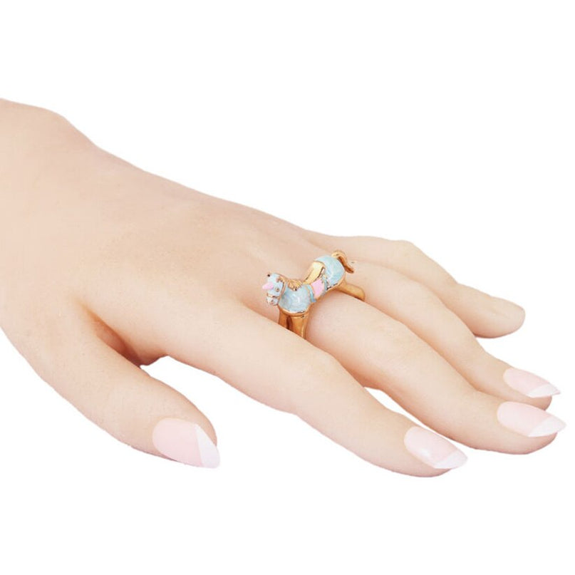Blue Unicorn Ring
