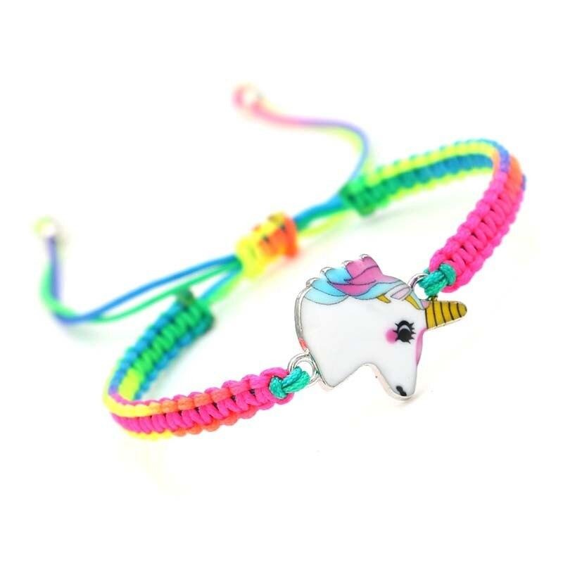 Pink Unicorn Friendship Bracelet