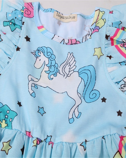 Unicorn Ruffle Dress