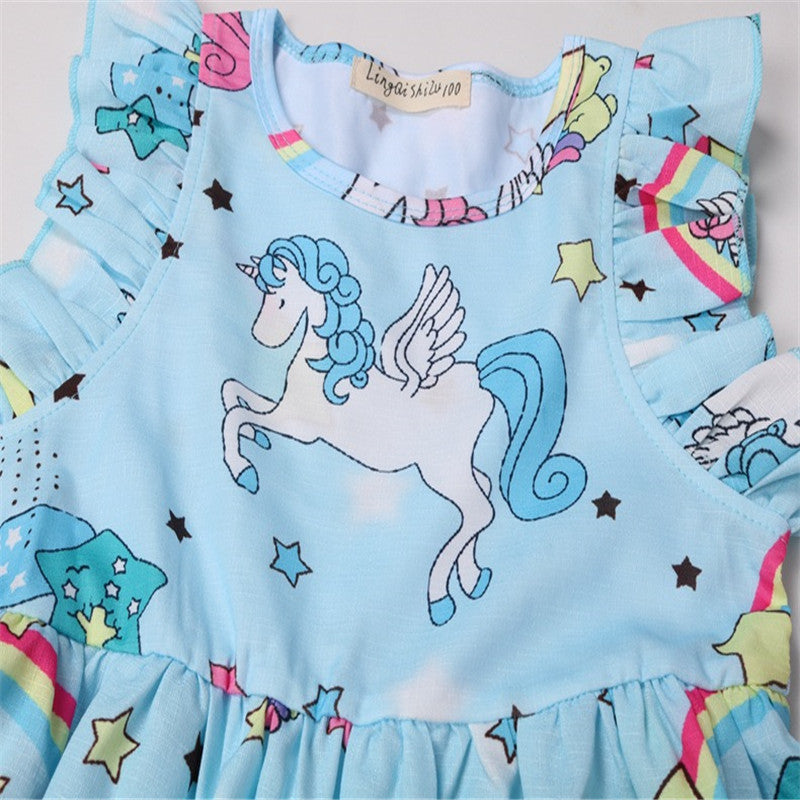 Unicorn Ruffle Dress