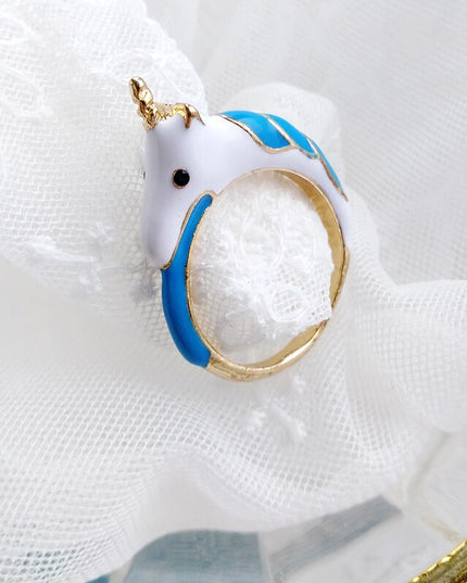 Cartoon Unicorn Ring