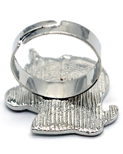 Rainbow Unicorn Head Ring