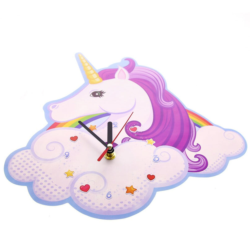 Rainbow Unicorn Clock