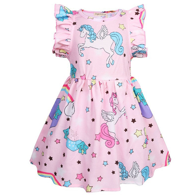 Unicorn Ruffle Dress