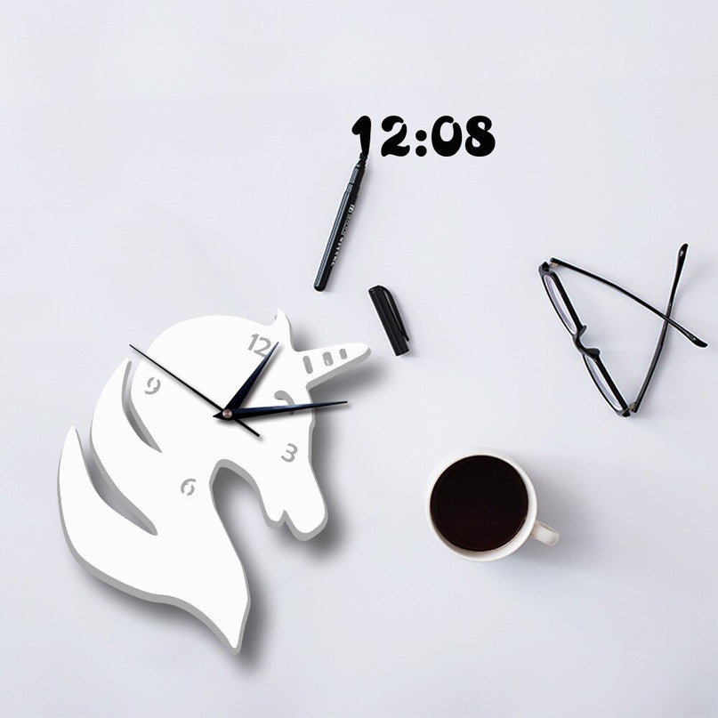 Unicorn Mirror Clock