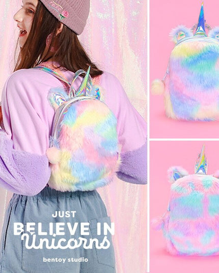 Furry Unicorn Backpack