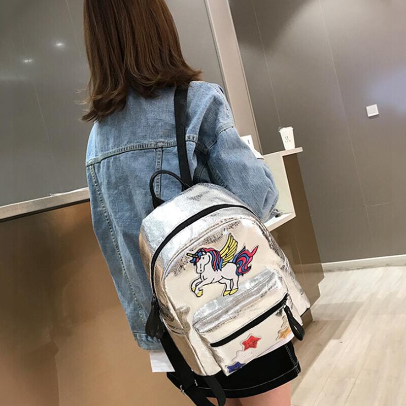 Silver clearance unicorn backpack