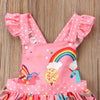 Pink Unicorn Pinafore Dress