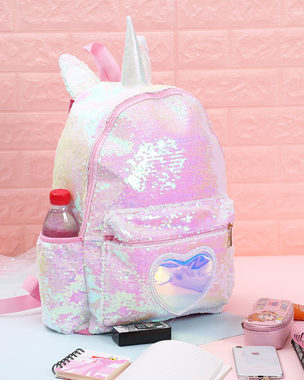Purple Sparkly Unicorn Backpack