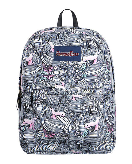 Gray Unicorn Backpack