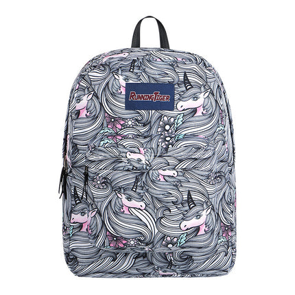 Gray Unicorn Backpack