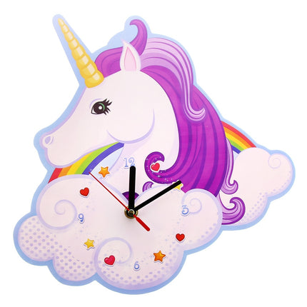 Rainbow Unicorn Clock