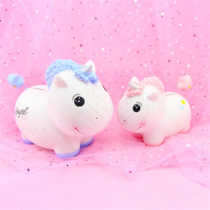 Mini Lying Unicorn Piggy Bank