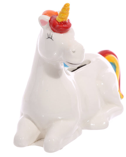 Rainbow Ceramic Piggy Bank